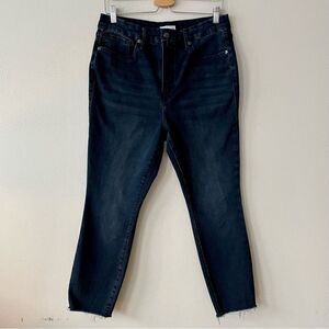 Good American Dark Blue High-Rise Skinny Jeans - Size: 15